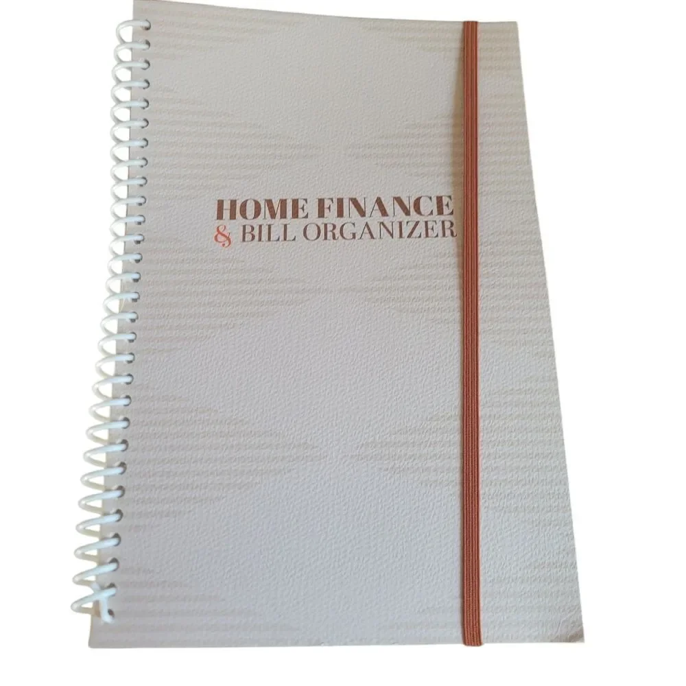 Yearly home finance / bill organizer